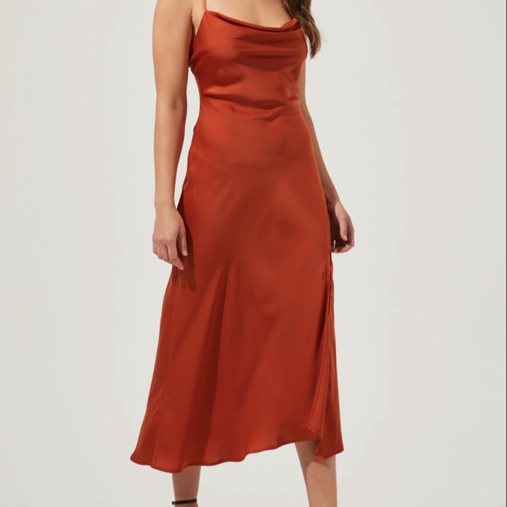 ASTR the Label Gaia Misi Dress in Rust